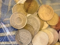 Plastic enveloppe met diverse munten - afbeelding 2 van  5