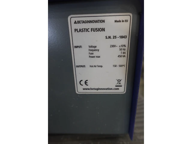 Plastic fusion betag - afbeelding 6 van  6