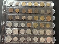 Plastic mapje met diverse kleine munten