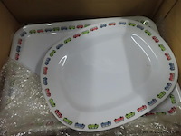 Plastic servies decoratie vw bus - afbeelding 3 van  3