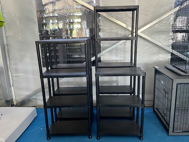 Plastieken opbergrekken 4st - afbeelding 1 van  4