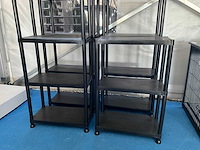 Plastieken opbergrekken 4st - afbeelding 2 van  4