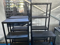 Plastieken opbergrekken 4st - afbeelding 3 van  4