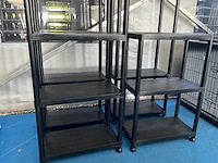 Plastieken opbergrekken 4st - afbeelding 4 van  4