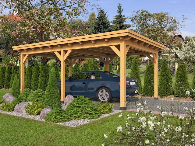 Platdak verblijf odense xxl basis red class wood 650x450x266cm (nieuw) - afbeelding 1 van  1