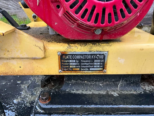 Plate compactor ky-c100 - afbeelding 6 van  9