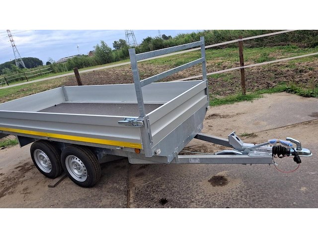 Plateau aanhangwagen 2000kg 3.0x1.50m nieuw - afbeelding 1 van  1
