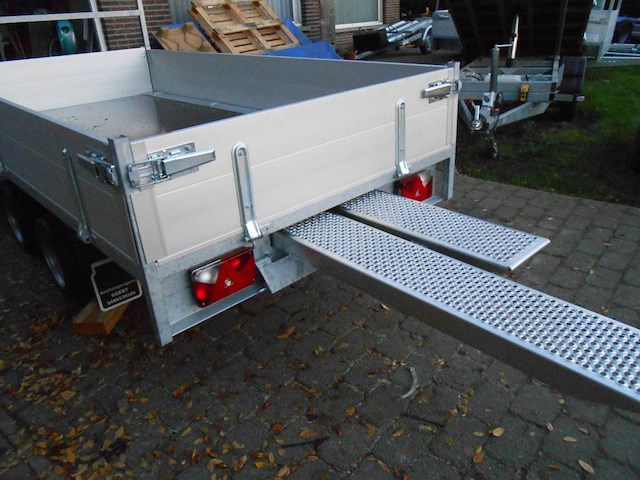 Plateau aanhangwagen bw trailer 3x1.50x0.35m - afbeelding 1 van  1