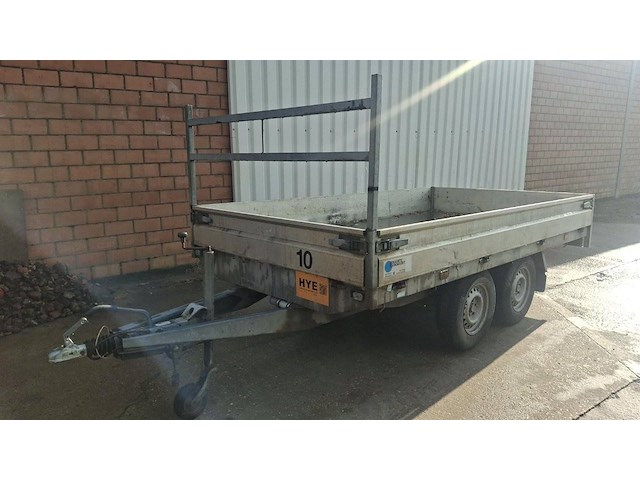 Plateau aanhangwagen hapert al2701 2700kg 3.35x1.80m - afbeelding 1 van  1