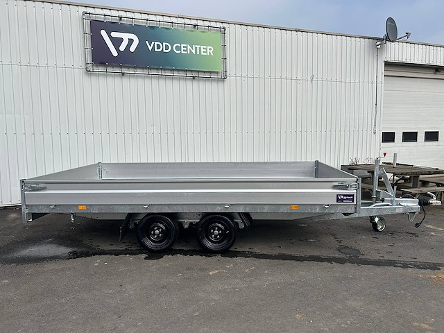 Plateau aanhangwagen hapert azure h-2 3500kg 4.05x2.20m nieuw - afbeelding 1 van  1