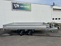 Plateau aanhangwagen hapert azure h-2 3500kg 4.05x2.20m nieuw - afbeelding 1 van  1