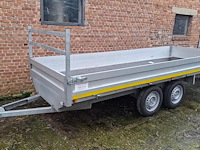Plateau aanhangwagen kerenzo 4.0x1.50m 750kg - afbeelding 1 van  1