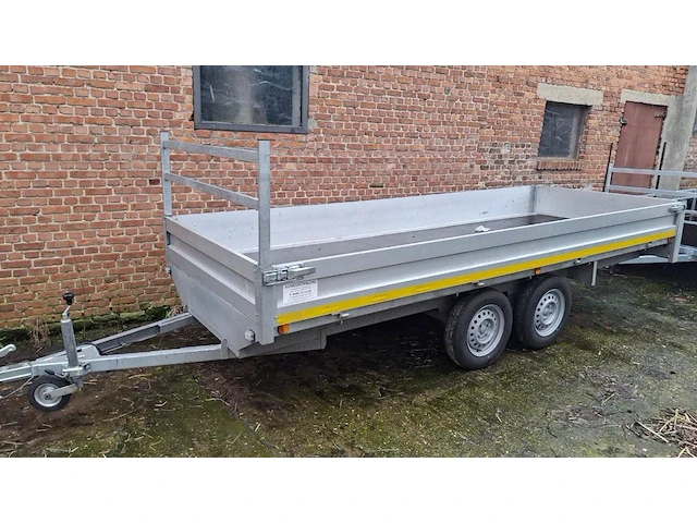Plateau aanhangwagen kerenzo 4.0x1.50m 750kg - afbeelding 1 van  1