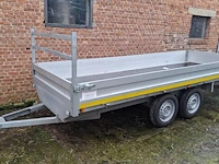 Plateau aanhangwagen kerenzo 4.0x1.50m 750kg