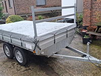 Plateau aanhangwagen kerenzo 750kg 2.55x1.55m - afbeelding 1 van  1