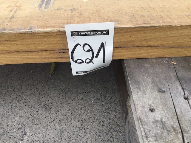 Plateau eiken 2240x680x70 - afbeelding 6 van  6