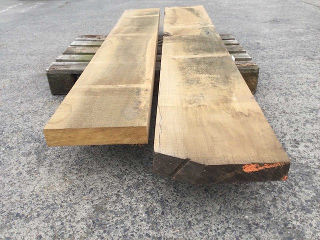 Plateau eiken 2250x710x70 - afbeelding 3 van  6