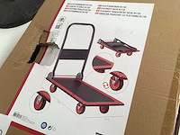 Plateauwagen 150 kg, afmeting 73 × 47 cm - afbeelding 1 van  4
