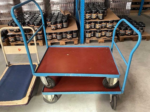 Plateauwagen (4x) - afbeelding 1 van  6