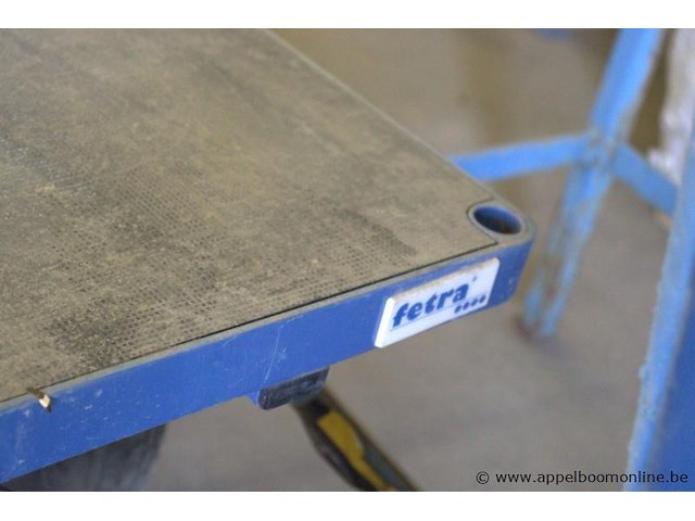 Plateauwagen fetra 6450l bj 2020 cap 1000kg - afbeelding 4 van  4
