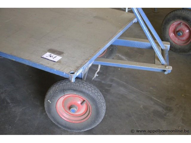 Plateauwagen fetra cap 1250kg - afbeelding 2 van  4