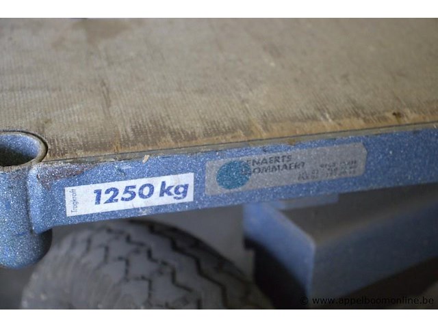 Plateauwagen fetra cap 1250kg - afbeelding 3 van  4