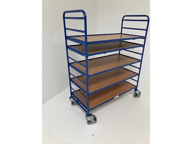 Plateauwagen met 6 laadvlakken - afbeelding 1 van  4