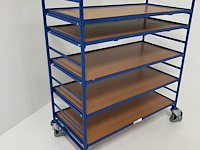 Plateauwagen met 6 laadvlakken - afbeelding 1 van  4