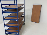 Plateauwagen met 6 laadvlakken - afbeelding 3 van  4