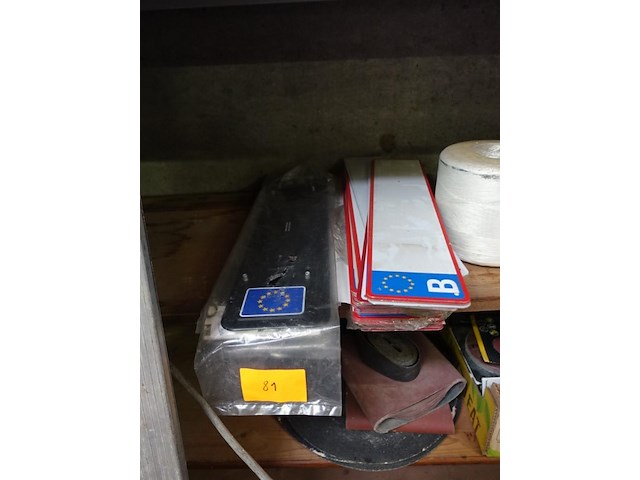 Platen voor autonummerplaten - afbeelding 3 van  4