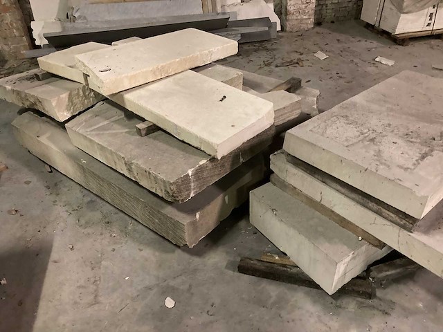 Platen witsteen van 10cm tot 20cm dik - afbeelding 3 van  5