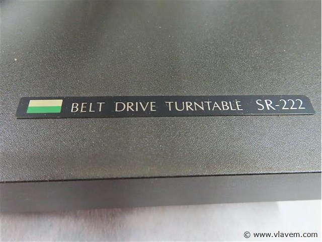 Platendraaier sansui sr-222 - afbeelding 4 van  5