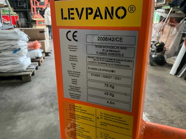 Platen/gyproc lift mondelin levpano premium - afbeelding 3 van  17