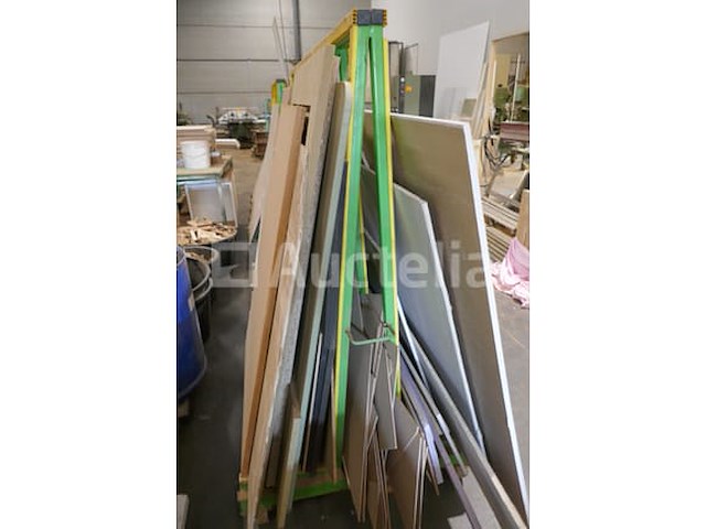 Platenkar + houtresten - afbeelding 2 van  4