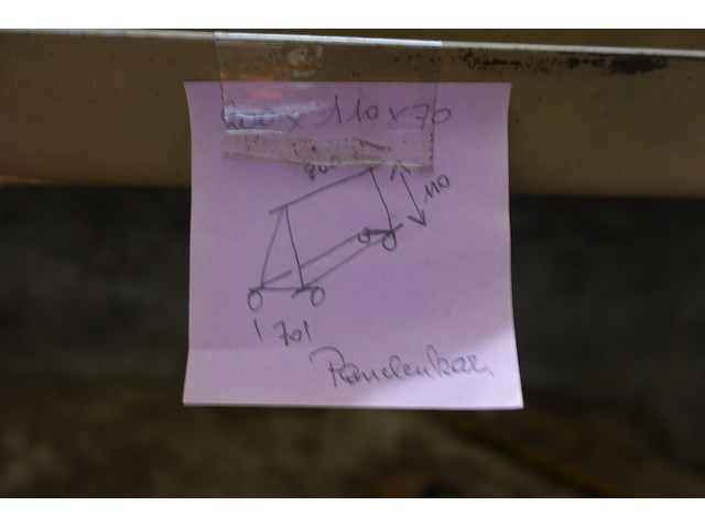 Platenkar l. 2,00 x h. 1,10 x b. 0,70 m - afbeelding 3 van  3