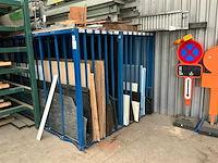 Platenrek met inhoud (2x)