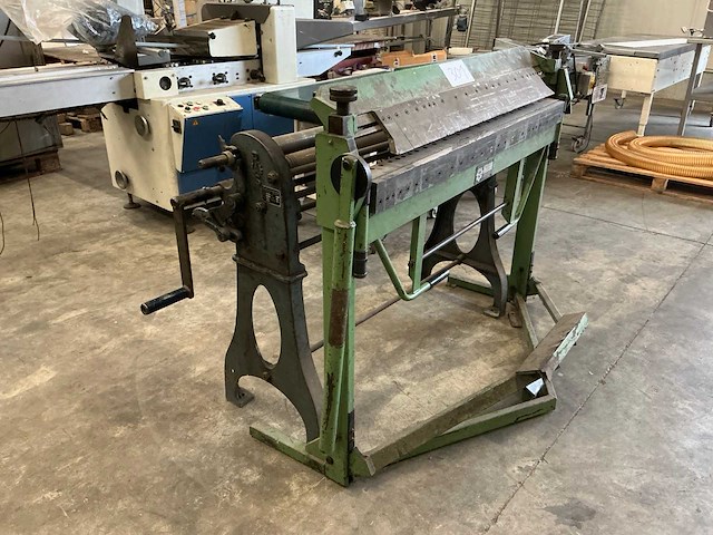 Platensnijder hm hs-1l3s + plooibank reinhardt 41.10 - afbeelding 1 van  12