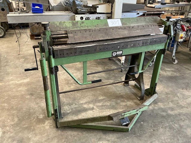 Platensnijder hm hs-1l3s + plooibank reinhardt 41.10 - afbeelding 5 van  12