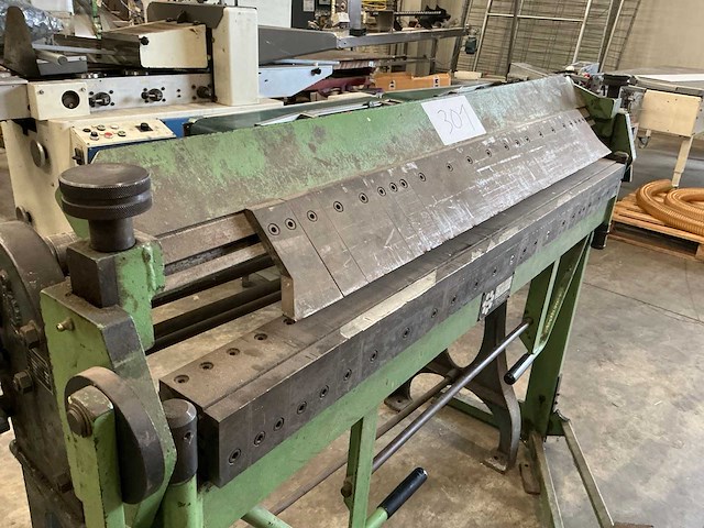 Platensnijder hm hs-1l3s + plooibank reinhardt 41.10 - afbeelding 6 van  12