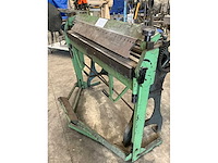 Platensnijder hm hs-1l3s + plooibank reinhardt 41.10 - afbeelding 8 van  12