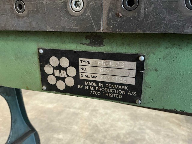 Platensnijder hm hs-1l3s + plooibank reinhardt 41.10 - afbeelding 9 van  12