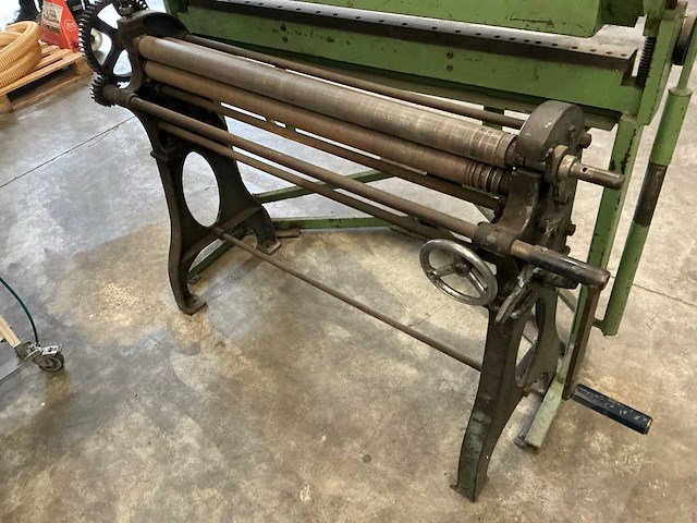 Platensnijder hm hs-1l3s + plooibank reinhardt 41.10 - afbeelding 10 van  12