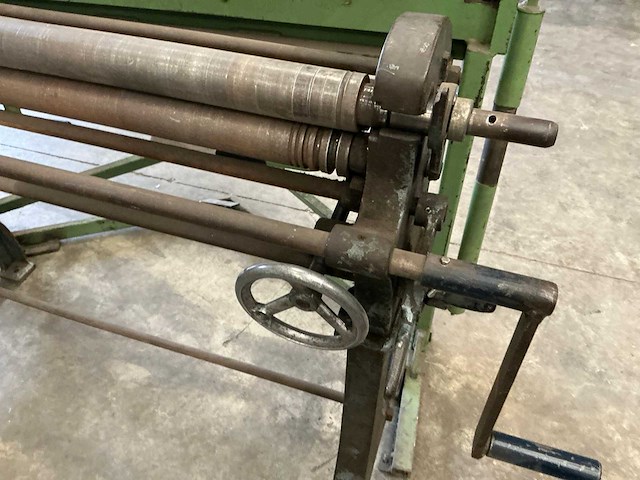 Platensnijder hm hs-1l3s + plooibank reinhardt 41.10 - afbeelding 11 van  12