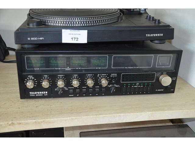 Platenspeler telefunken s800hifi, versterker telefunken trx2000hifi, 2 speakers telefunken tlx3, printer brotheer dcp-9042cdn - afbeelding 11 van  12