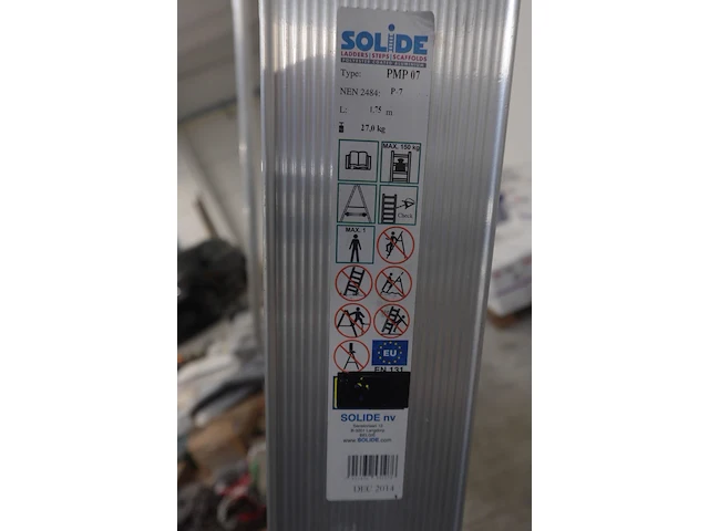 Platformladder solide - afbeelding 5 van  6