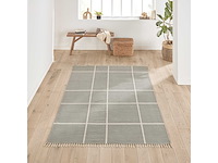 Platgeweven katoenen tapijt - 120x170 cm - afbeelding 2 van  9