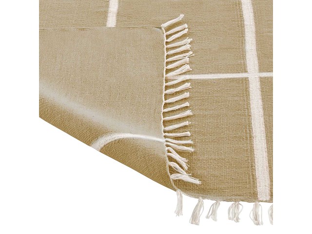 Platgeweven katoenen tapijt - 120x170 cm - afbeelding 4 van  7