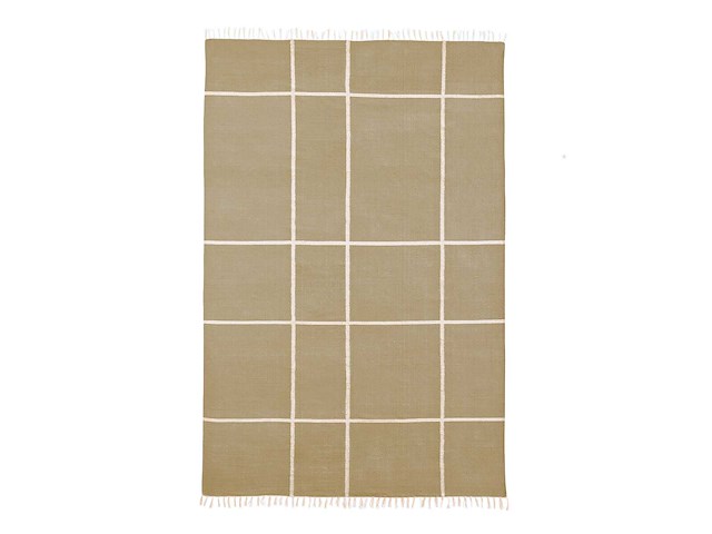 Platgeweven katoenen tapijt - 120x170 cm - afbeelding 5 van  7