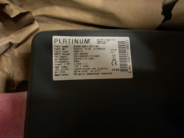 Platinum omvormer (2x) - afbeelding 2 van  6