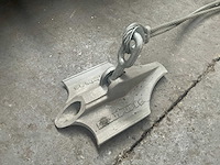 Platiplus b6 gegalvaniseerde grond ankers met staalkabels (30x) - afbeelding 6 van  8